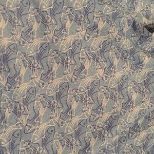 Vineyard Vines size medium blue pajama pants with fish pattern